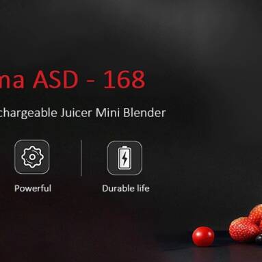 $29 with coupon for Gocomma ASD – 168 Portable USB Rechargeable Juicer Mini Blender from GEARBEST