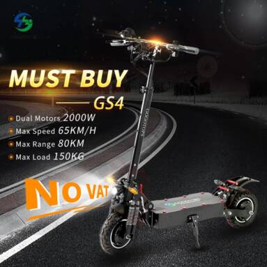 €913 with coupon for Gogotops GS4 Road Electric Scooter 2000W 28Ah Battery 60km Range 65km/h Max Speed 150kg Load from EU warehouse GEEKBUYING