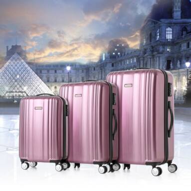 48% OFF TOMSHOO 3PCS Luggage Set $84.99 w/ Free Shipping from US Warehouse from TOMTOP Technology Co., Ltd