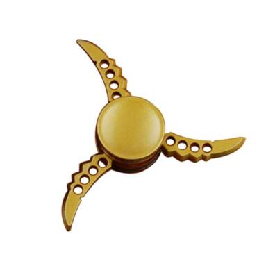 $3.19 for New Style Metal Zinc Alloy EDC Hand Fidget Tri Finger Spinner,limited offer from TOMTOP Technology Co., Ltd