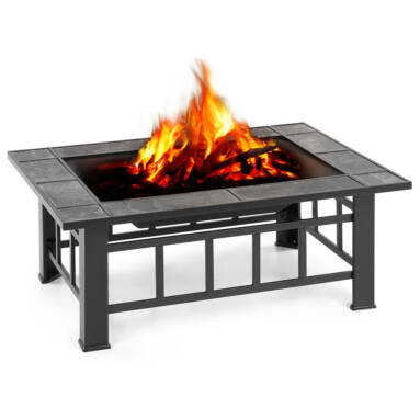 43% OFF iKayaa Metal Garden Backyard Outdoor Fireplace,limited offer $74.99 from TOMTOP Technology Co., Ltd