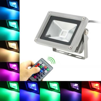 63% OFF 10W RGB LED Flood Light Waterproof Landscape Lamp,limited offer $7.99 from TOMTOP Technology Co., Ltd