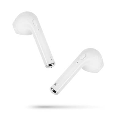 $12 with coupon for HBQ – I7 Wireless Bluetooth In-ear Earphones 2PCS  –  WHITE from GearBest