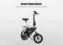 HIMO V1 Folding Bike Moped Electric Bike from Xiaomi Youpin E-bike - WHITE 