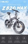 €1549 with coupon for HIMO ZB20 MAX Global version Folding Electric Mountain Bike 20″ Wheels 4 Inch Fat Wide Tires 250W Motor Shimano 6 Speeds Derailleur 48V 10Ah Detachable Lithium Battery Dual Disc Brake Hydraulic Shock Folk LCD Display Up to 80km from EU warehouse GEEKBUYING