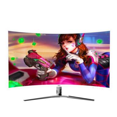$163 with coupon for HKC C4000 23.6 inch Curved Screen from GearBest