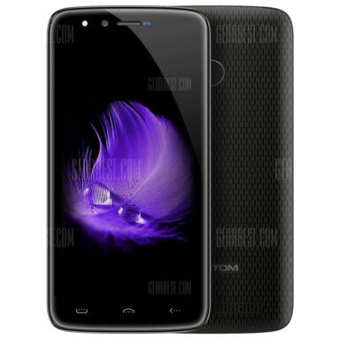 $96 with coupon for HOMTOM HT50 4G Phablet  –  BLACK from GearBest