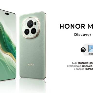 €879 with coupon for HONOR Magic6 Pro 5G Smartphone 512Gb Global Version from EU warehouse ALIEXPRESS