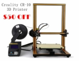$50 OFF for Creality CR-10 3D Desktop Printer Kits from Focalprice