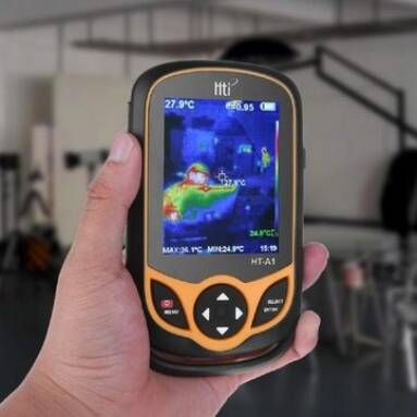 €286 with coupon for HT-A1 Handheld Infrared Imager 300000 Pixel 3.2 Inch Full View TFT Display Screen Thermal Camera Digital Temperature Tester Buit-in 3G Memory from BANGGOOD