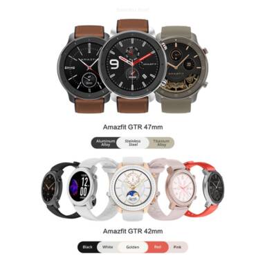 $119 with coupon for HUAMI AMAZFIT GTR Smartwatch Clear Large Screen 42mm from GEARVITA