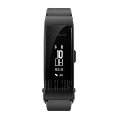 $88 with coupon for HUAWEI B3 Smartband for iOS / Android Phones  –  BLACK from GearBest