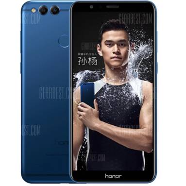 $220 with coupon for HUAWEI Honor 7X 4G Phablet Global Version  –  BLUE from GearBest