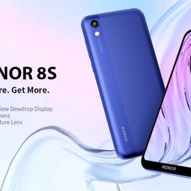 €91 with coupon for HUAWEI Honor 8S 4G Phablet 5.71 inch EMUI 9.0 Android 9.0 MT6761 Quad Core 2GB RAM 32GB ROM 13.0MP Rear Camera 3020mAh Global Version Support Google – Black from GEARBEST