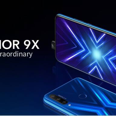 €112 with coupon for HUAWEI Honor 9X 4G Phablet 6.59 inch Android 9.0 Kirin 710F Octa Core 6GB RAM 128GB ROM Global Version –  6 + 128 GB from EU GER warehouse TOMTOP