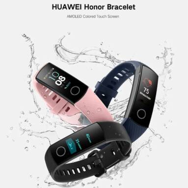 $34 with coupon for HUAWEI Honor 4 Sports Smartband – BLACK from GearBest