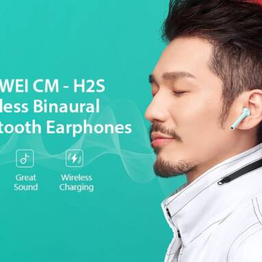$115 with coupon  for HUAWEI Honor FlyPods CM – H2S Bluetooth Earphones Touch Control Earbuds – WHITE from GearBest