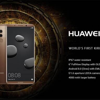 €461 with coupon for HUAWEI Mate 10 Pro 4G Phablet Global Version – GRAY from GearBest