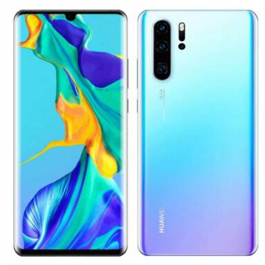 €593 with coupon for HUAWEI P30 Pro Global Version 6.47 inch 40MP Quad Rear Camera 50x Digital Zoom NFC Wireless Charge 8GB RAM 256GB ROM Kirin 980 Octa core 4G Smartphone – Aurora from BANGGOOD