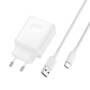 HUAWEI Quick Charge Power Adapter EU Plug + Type-C Charging Data Cable Set