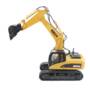 HUINA 1550 1:14 2.4GHz 15CH RC Alloy Excavator - RTR  -  YELLOW 