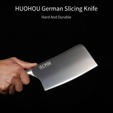 €19 with coupon for HUOHOU A1609 6.7 Inch Stainless Steel Kitchen Chef Knife No Grinding Sharp Chopper Bone Chopper Vegetable Knife from BANGGOOD