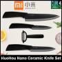 HUOHOU Ceramic Knife Set 4 Pieces