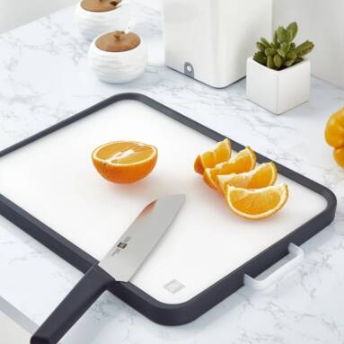€29 with coupon for HUOHOU Cutting Board Stainless Steel PP Double-sided Cutting Board Food Grade Material PP Surface Kitchen Cutting Board Kitchen Tool from EU CZ warehouse BANGGOOD