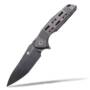 HX OUTDOORS ZD - 006 Frame Lock Pocket Folding Knife  -  BLACK