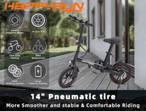 €379 with coupon for Happyrun HR-X40 Electric Bicycle from EU CZ warehouse BANGGOOD