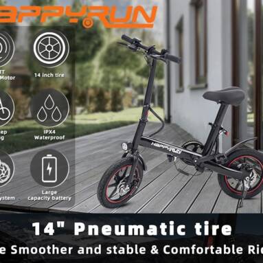 €347 with coupon for Happyrun HR-X40 Electric Bicycle from EU CZ warehouse BANGGOOD