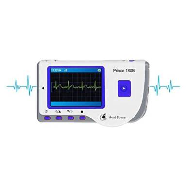 $68 with coupon for Heal Force Portable Prince 180B Handheld ECG Monitor  –  BLUE from GearBest