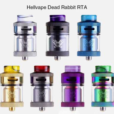 $26 with coupon for Hellvape Dead Rabbit RTA – BLACK  from Gearbest