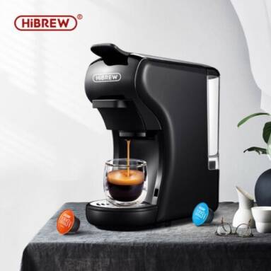 €84 with coupon for HiBREW 19 Bar 4 in 1 Multiple Capsule Espresso Coffee Machine, Pod Coffee Maker Dolce gusto Powder Ese pod H1 Fast Heating Auto Power Off Set from EU CZ warehouse BANGGOOD