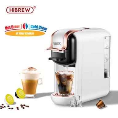 €89 with coupon for HiBREW H2A Coffee Machine Hot/Cold Brew 4in1 Multiple Capsule 19Bar DolceGusto-Milk&Nexpresso Capsule ESE pod Ground Coffee Pod H2A from EU CZ warehouse BANGGOOD