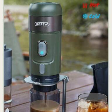 €93 with coupon for HiBREW H4B Wireless Portable 3 in 1 Espresso Coffee Maker from EU warehouse GEEKBUYING