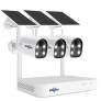 €212 with coupon for Hiseeu 2K HD Wireless 3-Cam Kits Solar Battery Powered Wireless Security Camera System from BANGGOOD