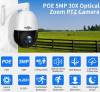 €150 with coupon for Hiseeu 5mp 30X Optical Zoom PTZ IP POE Security Surveillance Camera CCTV 2-Way Audio Record Outdoor Street Motion Detection Waterproof from BANGGOOD