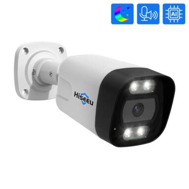 €36 with coupon for Hiseeu HB715-PA 4K 5MP POE IP Camera from BANGGOOD