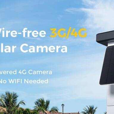 €79 with coupon for Hiseeu TDA73E WiFi-Free 4G LTE Security Camera from EU warehouse GEEKBUYING