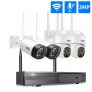 €138 with coupon for Hiseeu Wireless 8CH 4PCS 3MP Two-Way Audio Security PTZ 5X Digital Zoom Outdoor & Bullet WIFI IP Cameras Waterproof CCTV Kit from EU CZ warehouse BANGGOOD