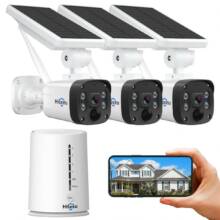 €175 with coupon for Hiseeu Wireless Security Camera System Outdoor from BANGGOOD