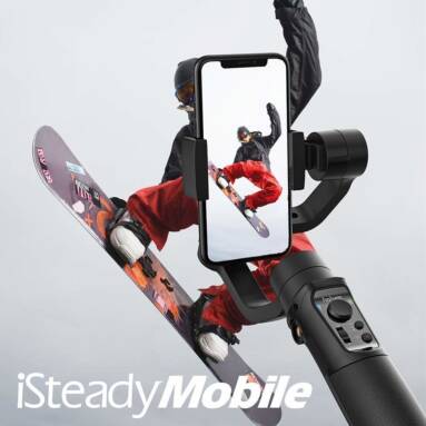 €68 with coupon for Hohem iSteady Mobile Gimbal 3-axis Handheld Stabilizer from GearBest