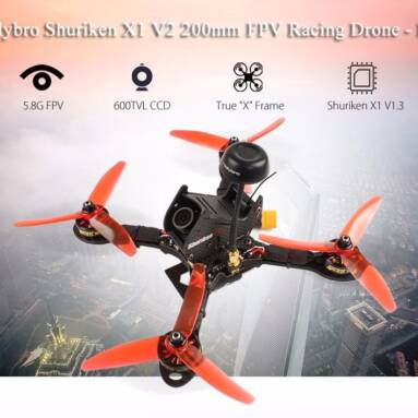 $259 with coupon for Holybro Shuriken X1 200mm FPV Racing Drone – BNF – BLACK WITH FUTABA RECEIVER from GearBest
