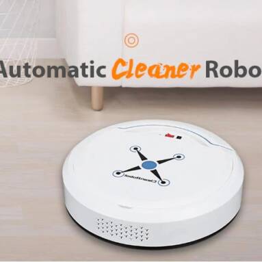 $18 with coupon for Home Smart Ultra-thin Small Charging Sweeping Robot – MILK WHITE from GearBest