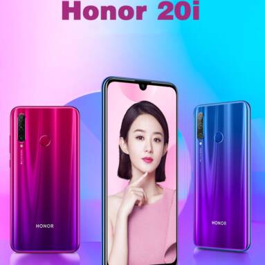 €151 with coupon for Huawei Honor 20i 6.21 inch 32MP Front Camera 6GB 64GB Kirin 710 Octa core 4G Smartphone from BANGGOOD