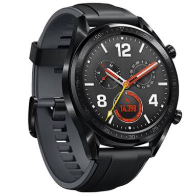 $169 with coupon for HUAWEI WATCH GT Sports Smart Watch 1.39 Inch AMOLED Colorful Screen Heart Rate Monitor Built-in GPS – Black from GEEKBUYING