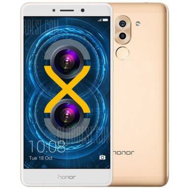 $139 with coupon for Huawei Honor 6X 4G Phablet GOLDEN from GearBest
