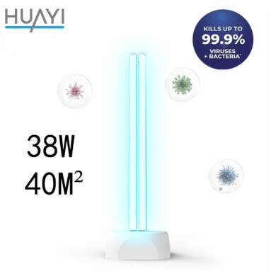€45 with coupon for Huayi 38W Household Disinfection Lamps UV Germicidal Lamp Ozone from Xiaomi youpin from GEARBEST