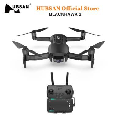 €378 with coupon for Hubsan BlackHawk2 RC Drone Quadcopter RTF 2 Batteries Combo – With Storage Bag Two Batteries from BANGGOOD